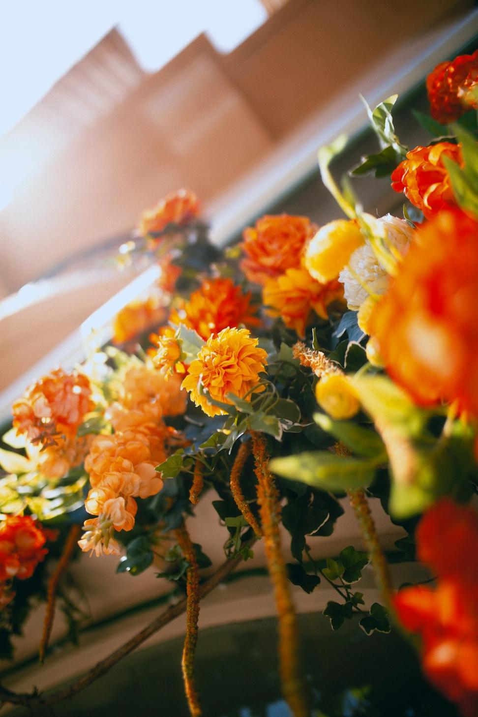 Bridal bouquet arrangement